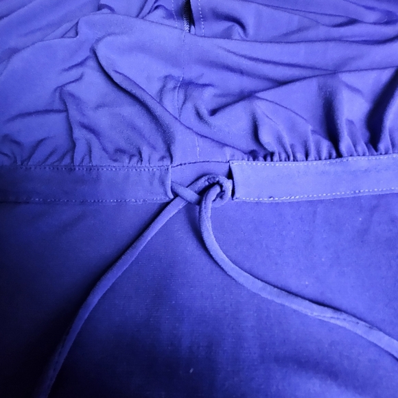 CATO Women Lovely Cobalt Blue and Black Sundress Size Large - Picture 6 of 13